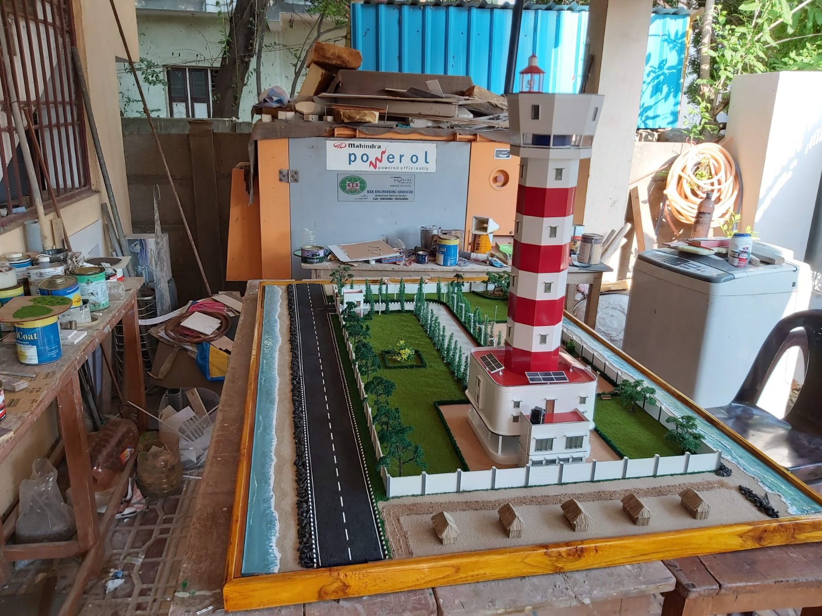 Dhanushkodi Lighthouse Heritage Model